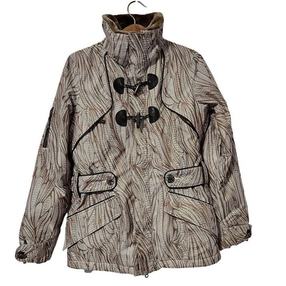 Burton‎ Tango DryRide Faux Fur Lined Ski Jacket Size S Brown Outdoor Women's - Picture 2 of 16